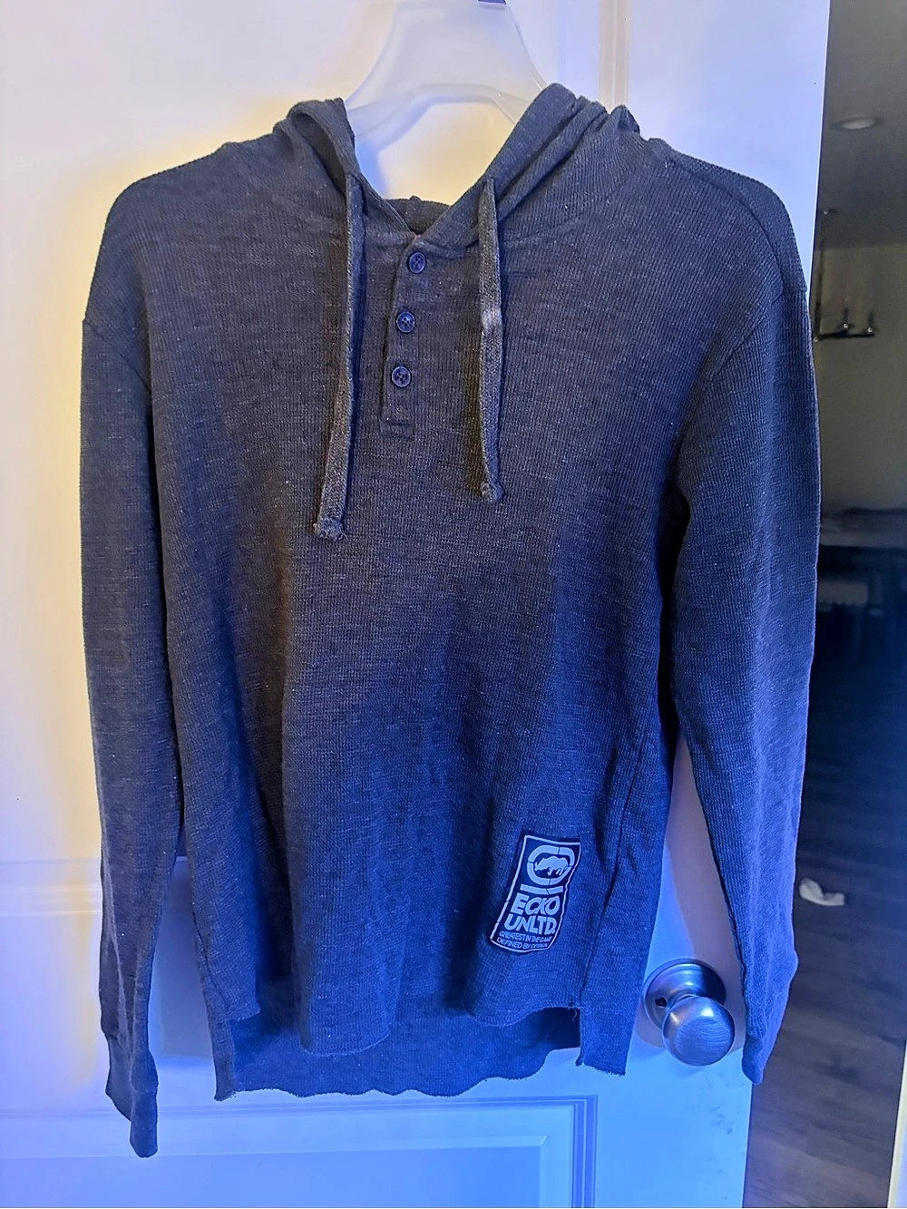 Ecko Unltd. Men'Small Gray Long Sleeve Hoodie Size Small